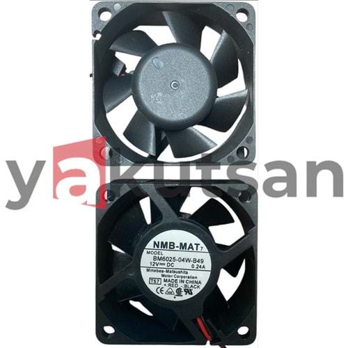 BM6025-04W-B49 12V DC 0.24A 60*60*25