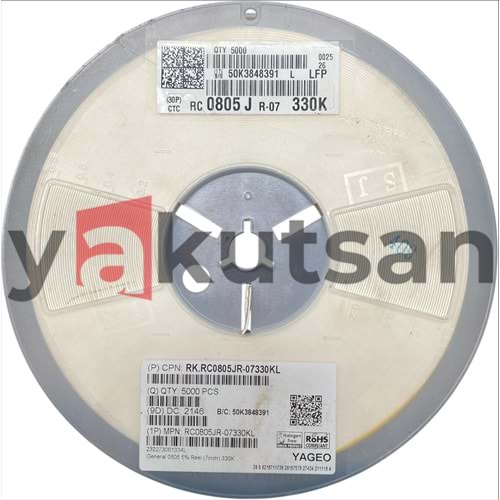 33OKOHM RC0805JR-07330KL