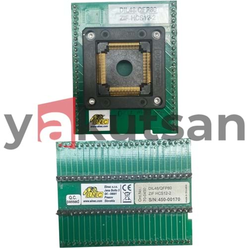 DIL48/QFP80 ZIF HCS12-2 70-0450