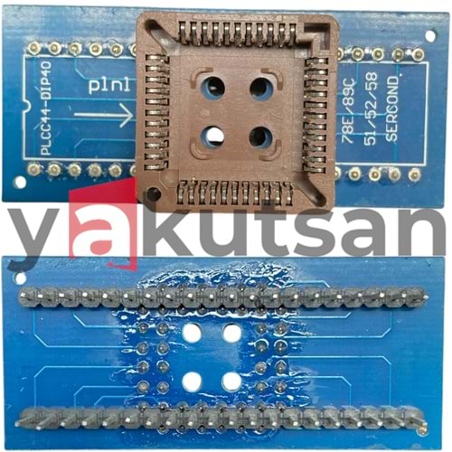 PLCC44-DIP40 78E/89C-51-52-58