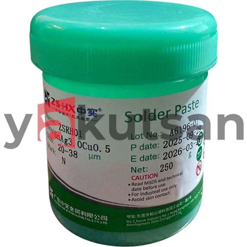 ZSRH01 SOLDER PASTA