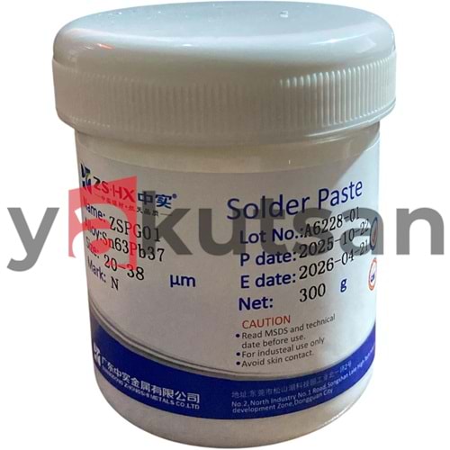 ZSPG01 SOLDER PASTA