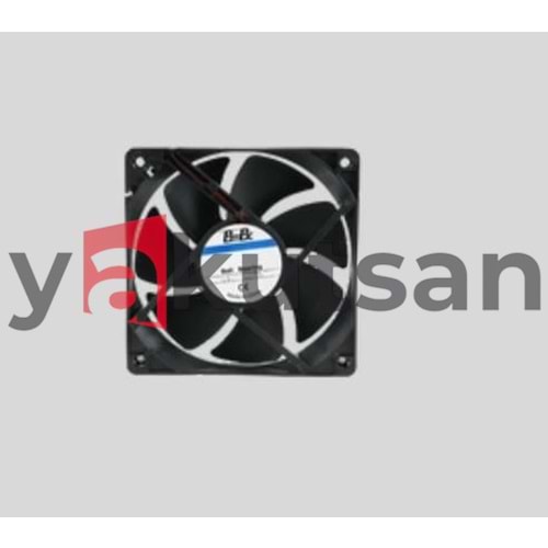 80mmX80mmX25mm 24VDC 2,4W 3000RMP 38m³ SEKMAN YATAKLI
