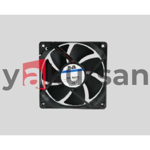 BMBC 12VDC 120mmX120mmX25mm 3W 2400RMP 83m³ SEKMAN YATAKLI