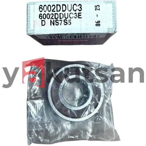 NSK 6002 DDUC3 Tek Sıra Sabit Bilyalı Rulman 15X32X9