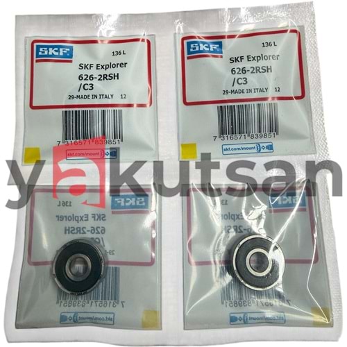 SKF626-2RSH/C3