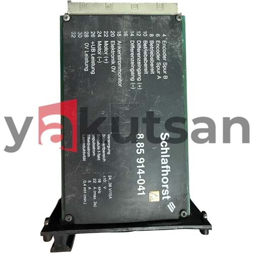 SCHLAFHORST 8.85 914-041 MAKİNADA DENENECEK