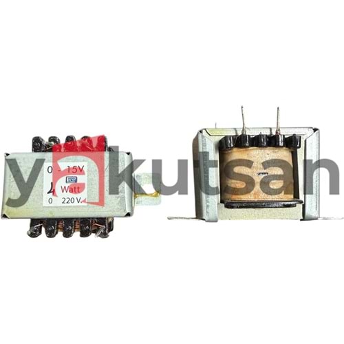 GİRİŞ 220 V ÇIKIŞ 0*15 VOLT 4 WATT
