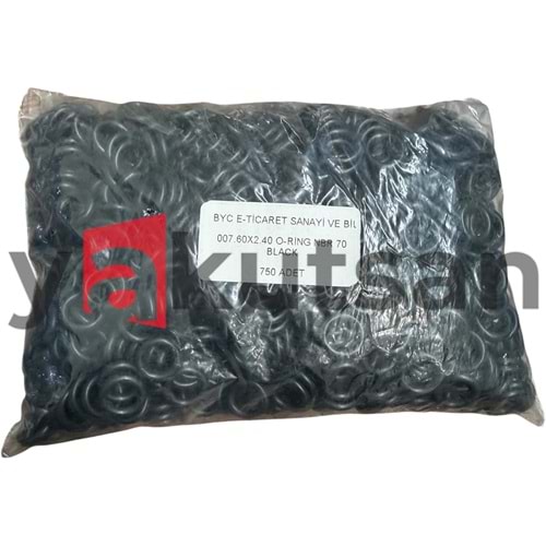 007.60X2.40 O-RİNG NBR 70 BLACK