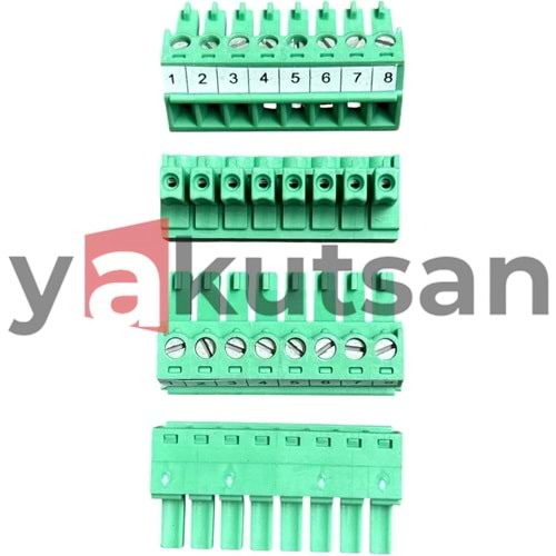 8 PİN DİŞİ SOKET YEŞİL
