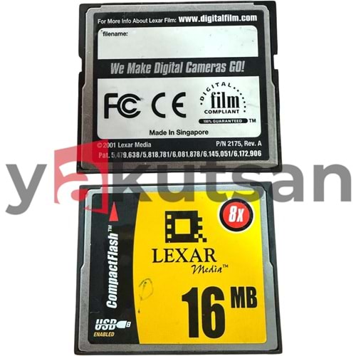 16MB LEXAR COMPACT FLASH